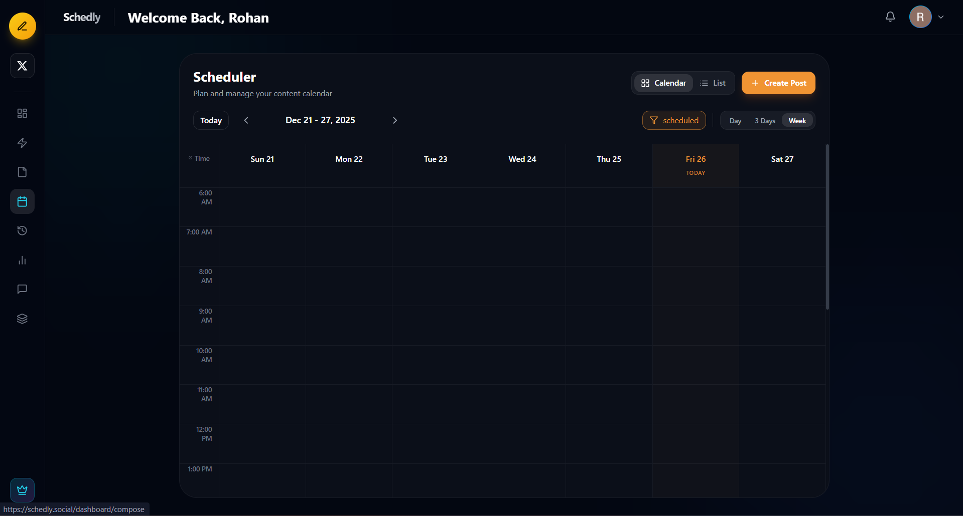 Schedly - Screenshot 2 showing product features and functionality