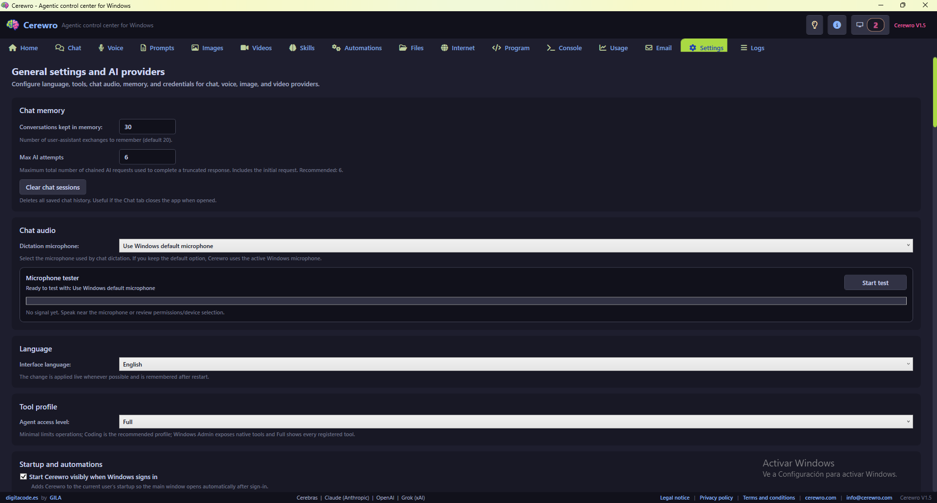 Cerewro: Windows AI Agent gallery image