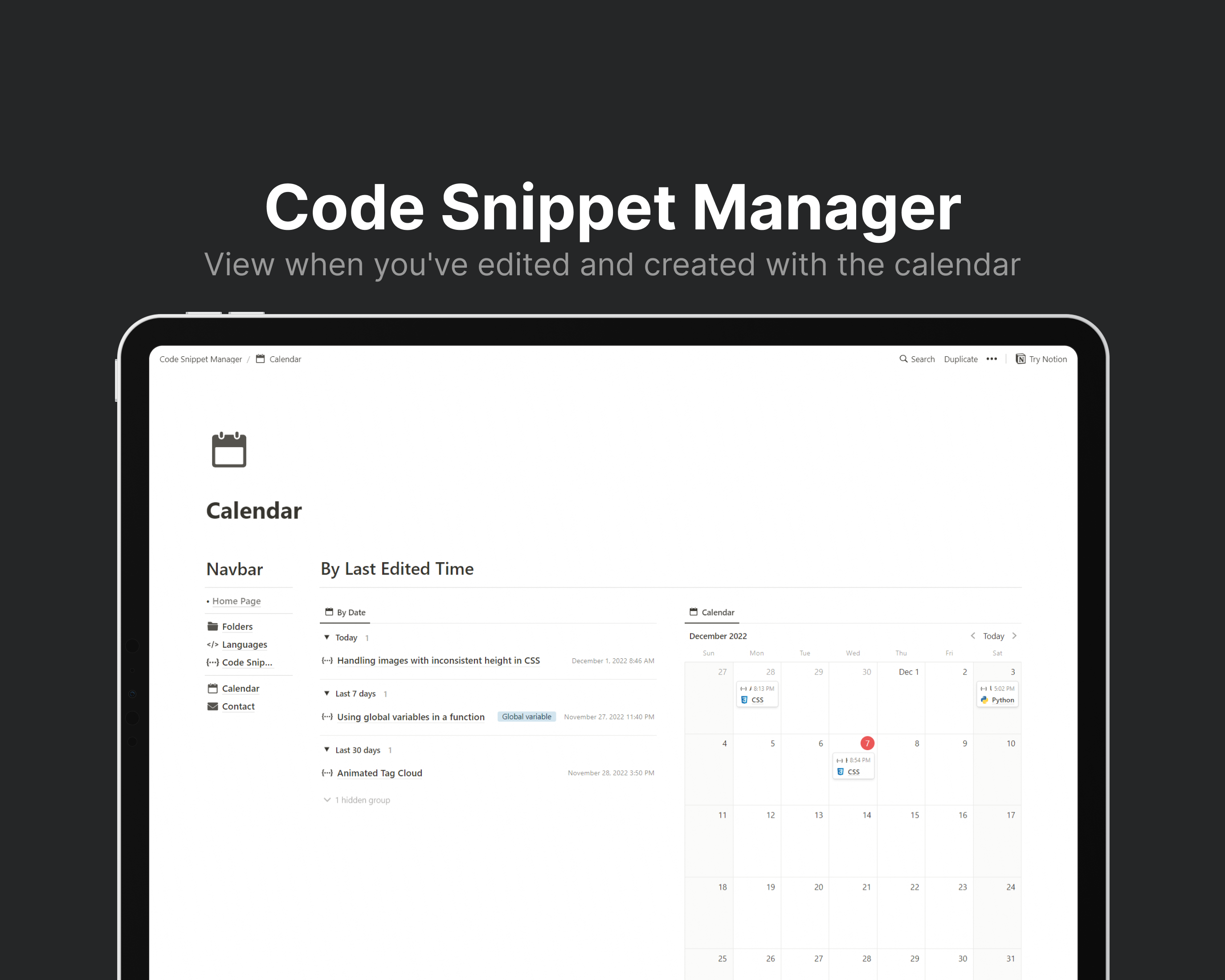 Code Snippet Manager Medien 5