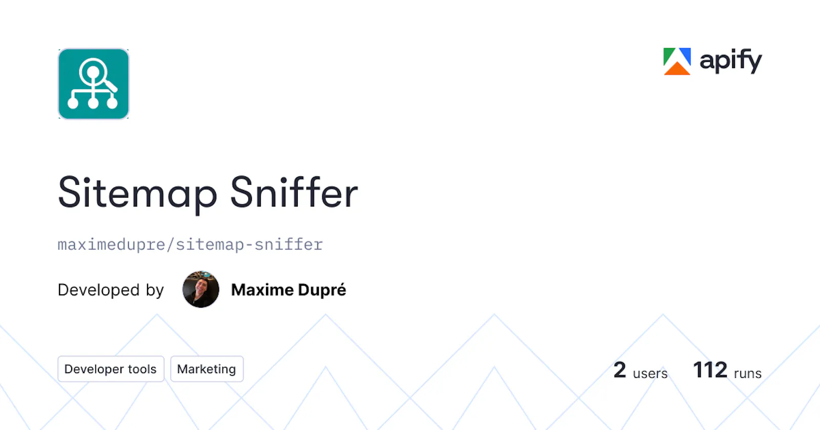 Sitemap Sniffer screenshot 1