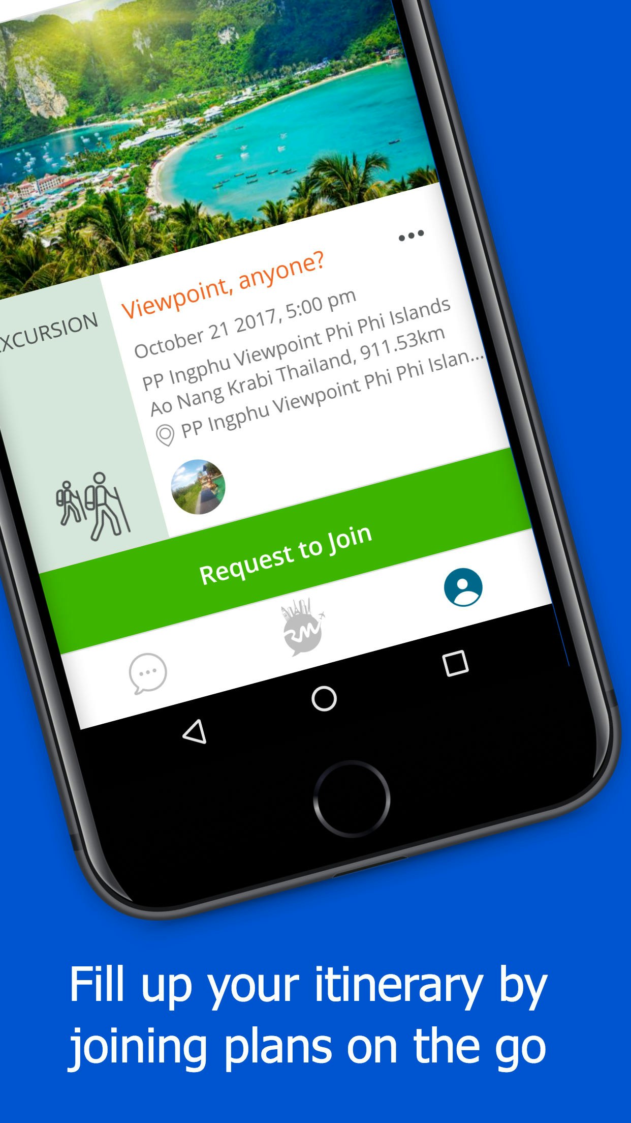 roammate mobile travel app gallery image