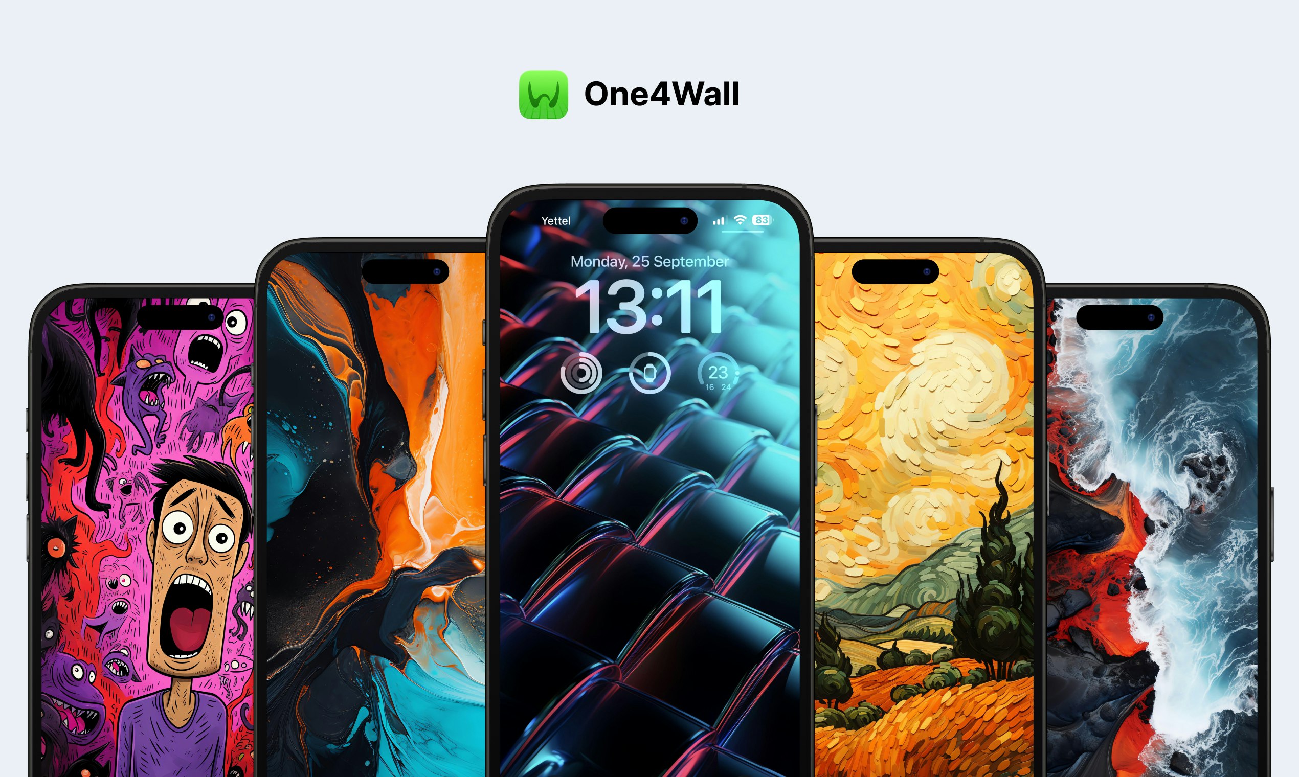وسائط One4wall - تطبيق خلفية لنظام التشغيل iOS و Android 2