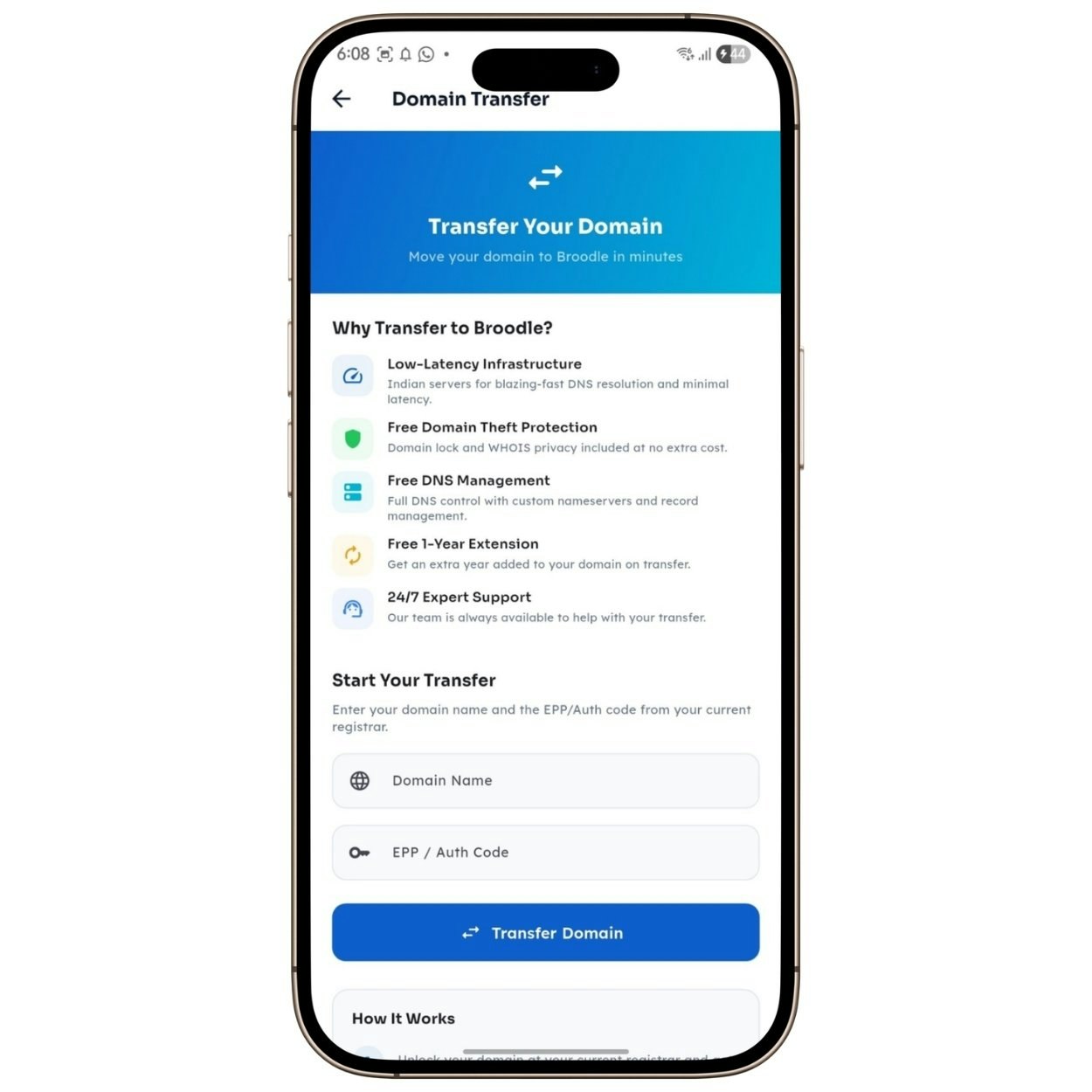 WHMCS Client Area App for Android & iOS gallery image