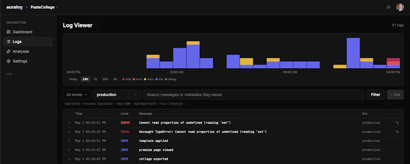 Auralog screenshot 3