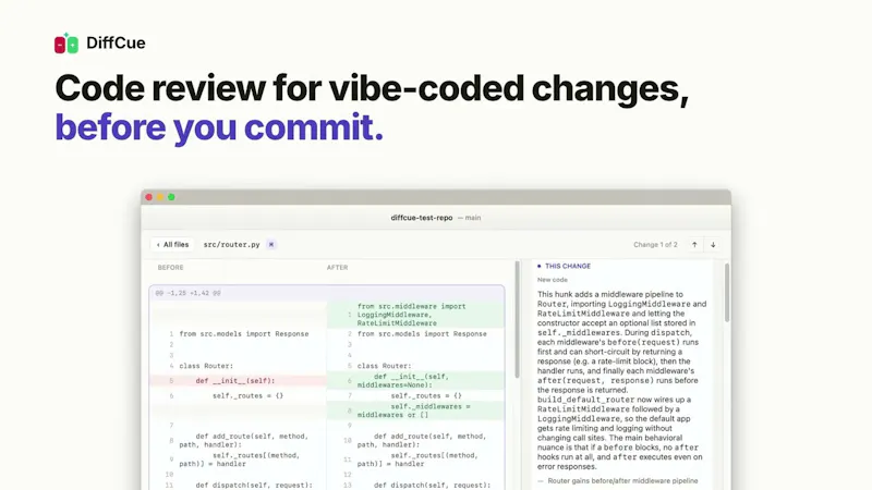 DiffCue screenshot 1 (video preview)