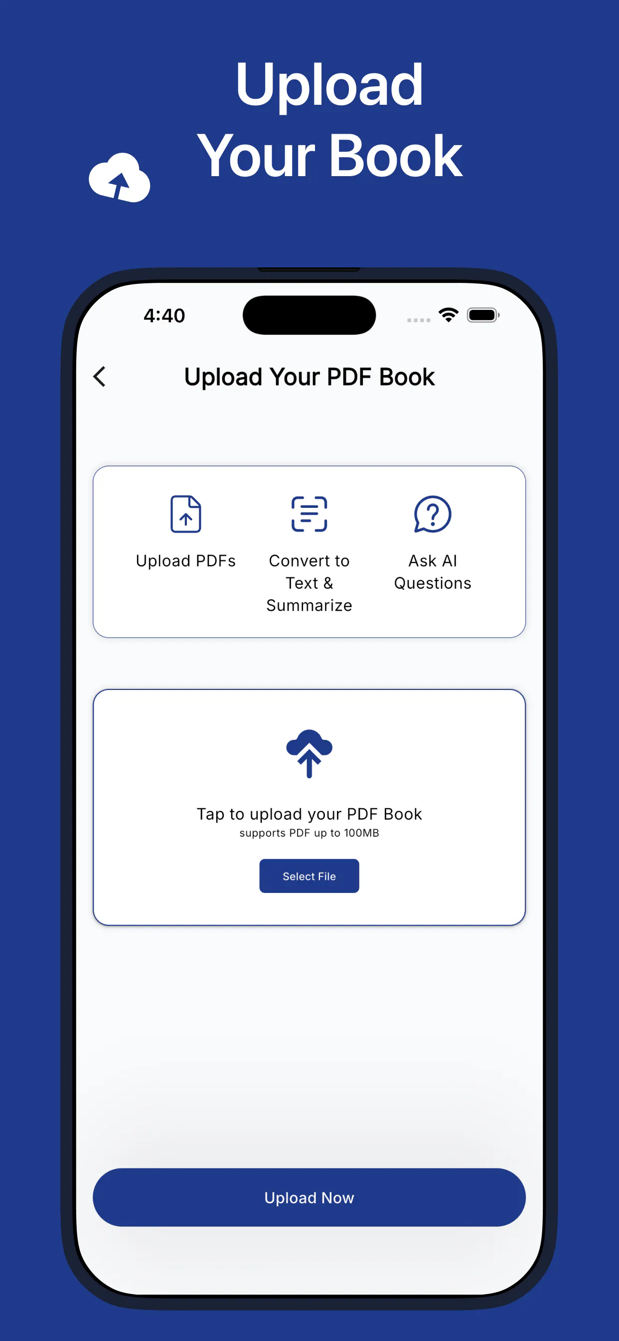 AI Book Summary And PDF Chat screenshot