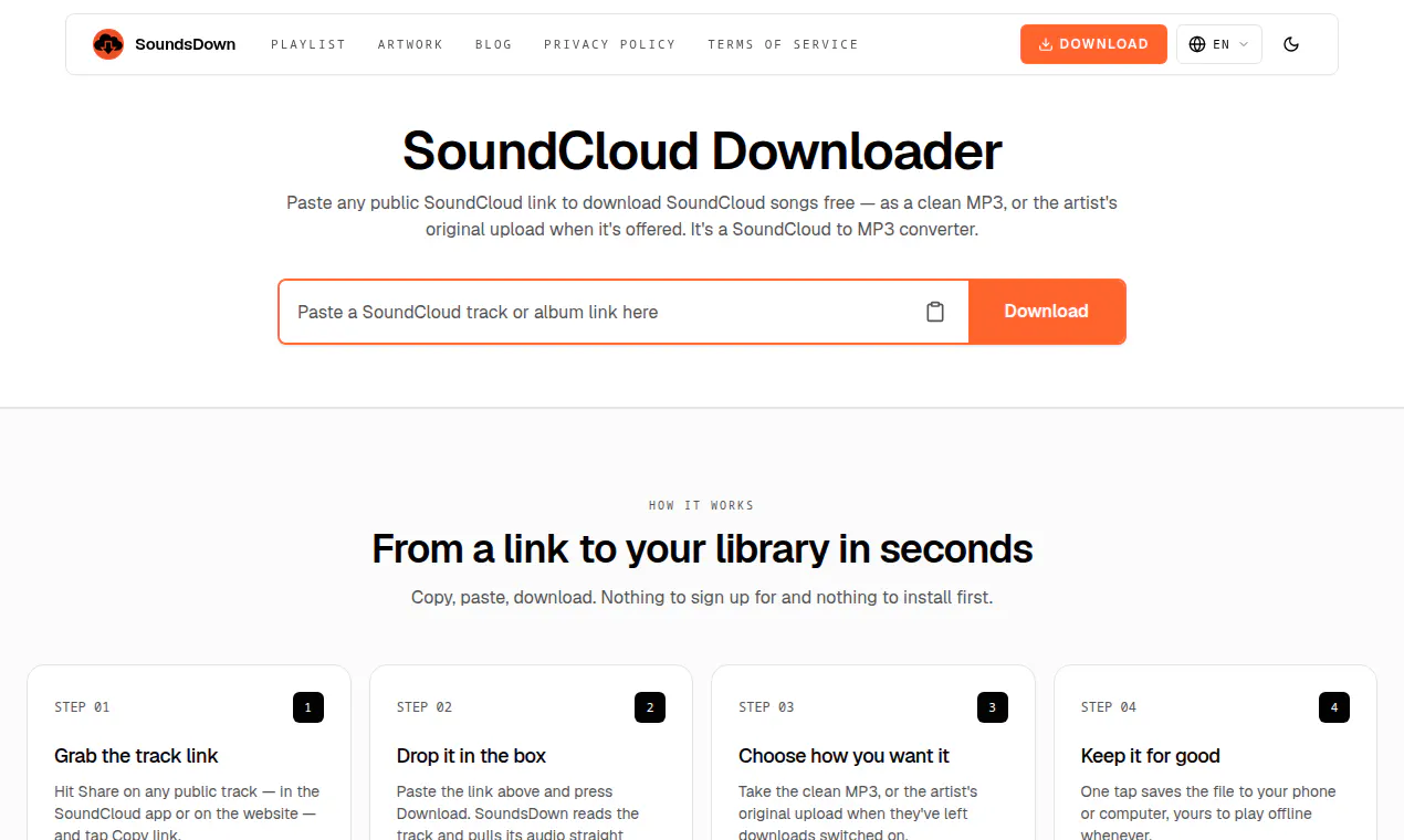 Free SoundCloud MP3 Downloader gallery image