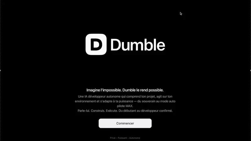 Dumble screenshot 1 (video preview)