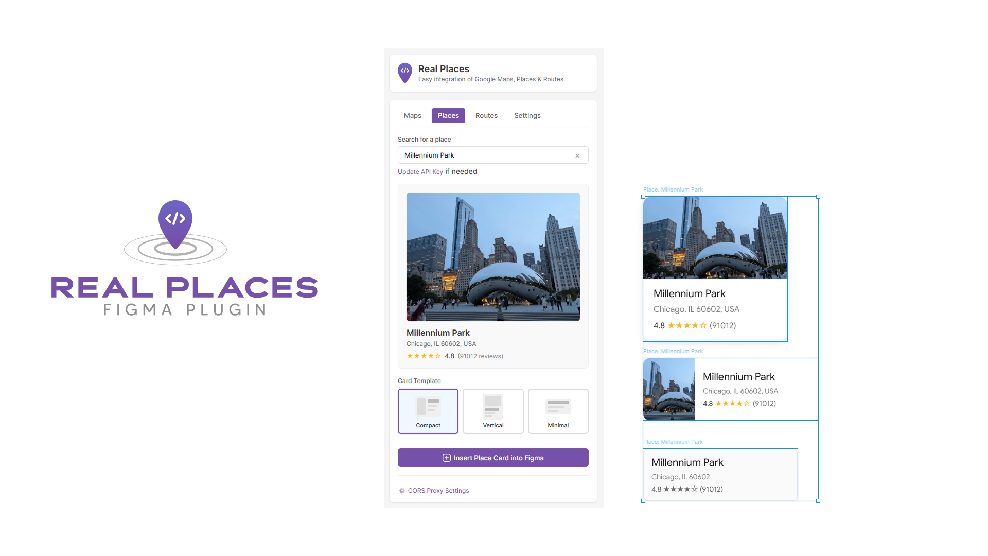 Real Places: Figma Plugin gallery image