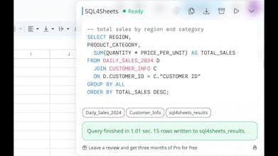 SQL4Sheets gallery image