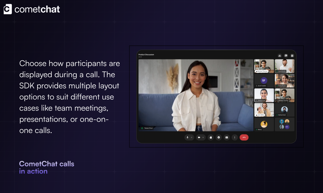 Voice and Video Calling by CometChat gallery image