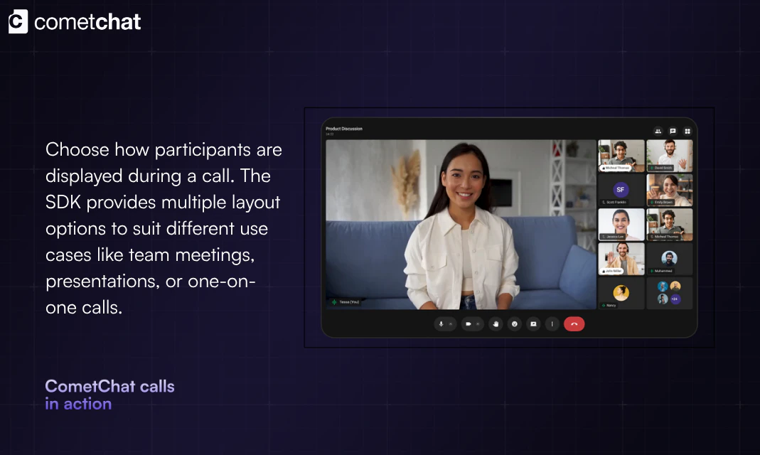 Voice and Video Calling by CometChat screenshot 5