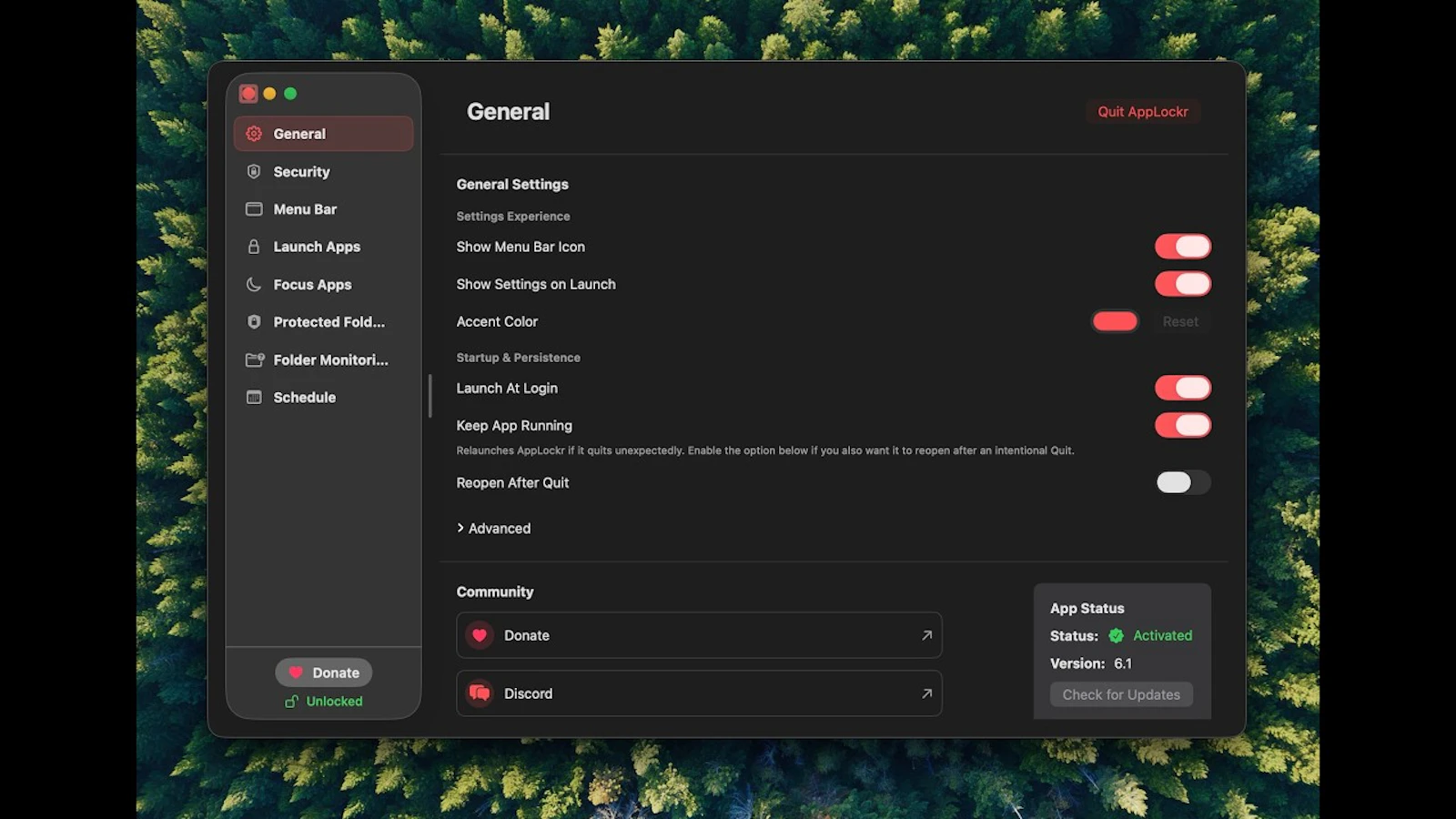 AppLockr screenshot 1 (video preview)