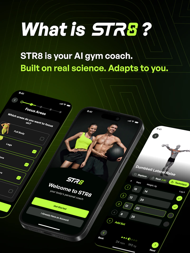 STR8 Gym App screenshot 1