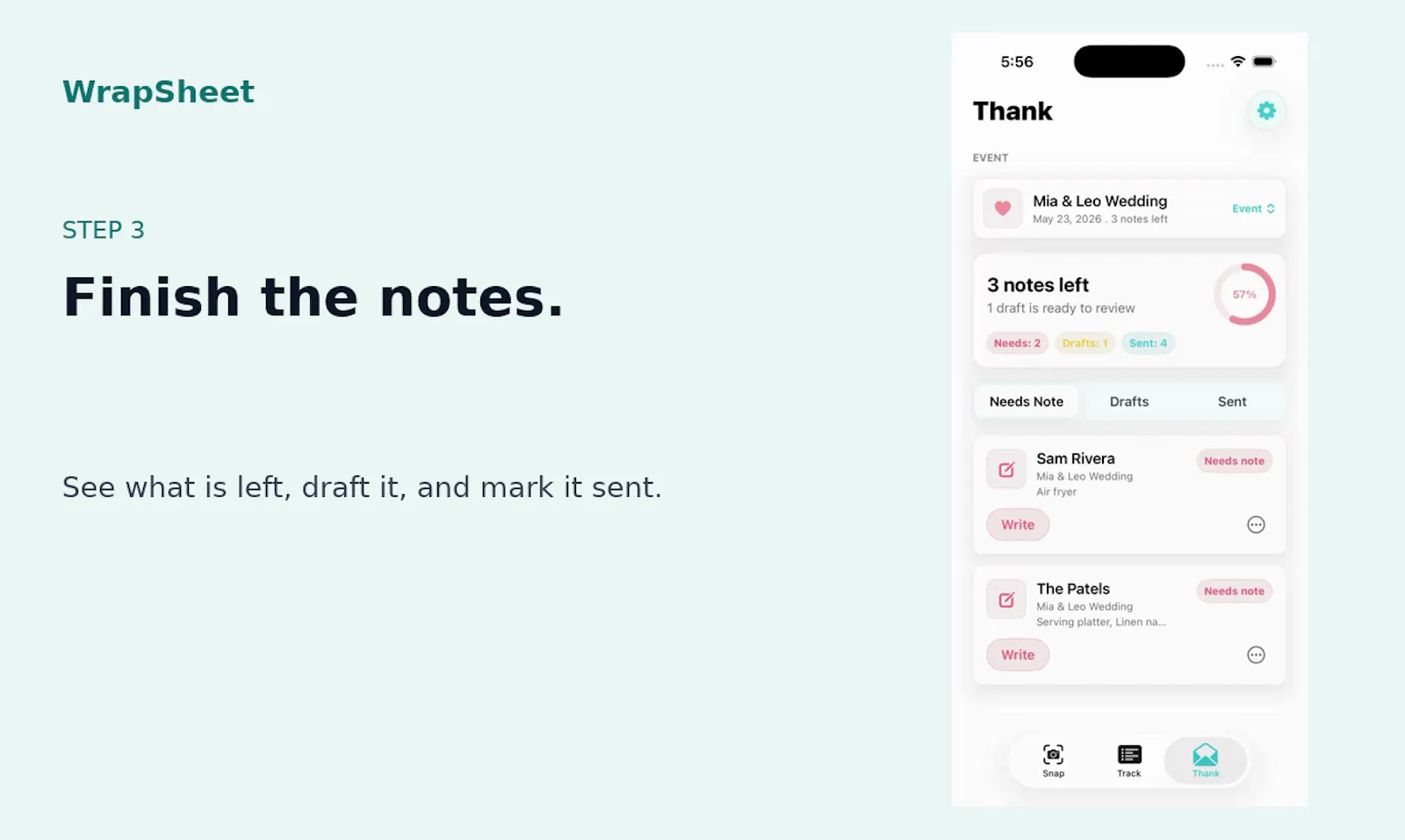 WrapSheet screenshot 4