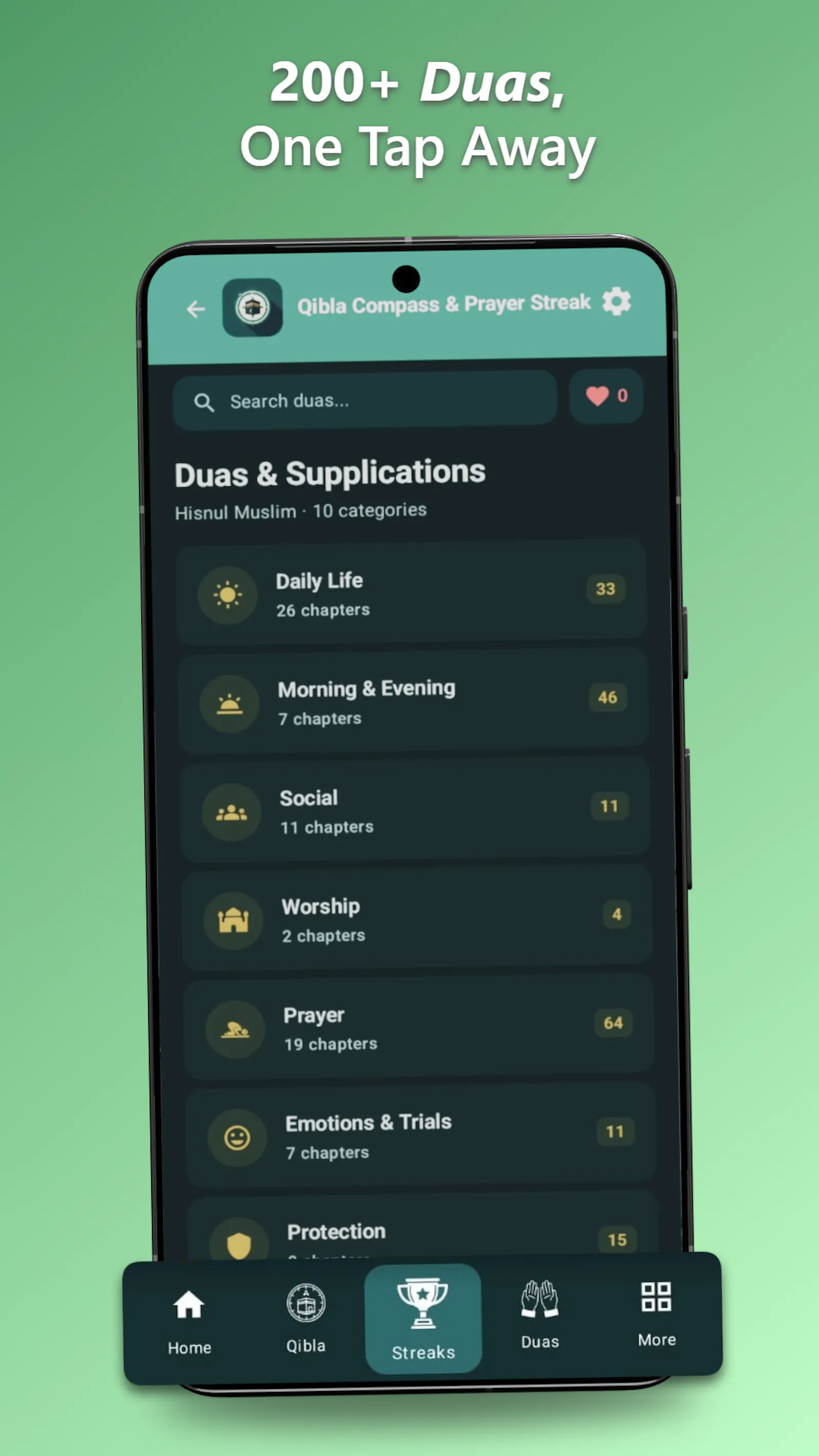 Qibla Compass & Prayer Streak screenshot 2