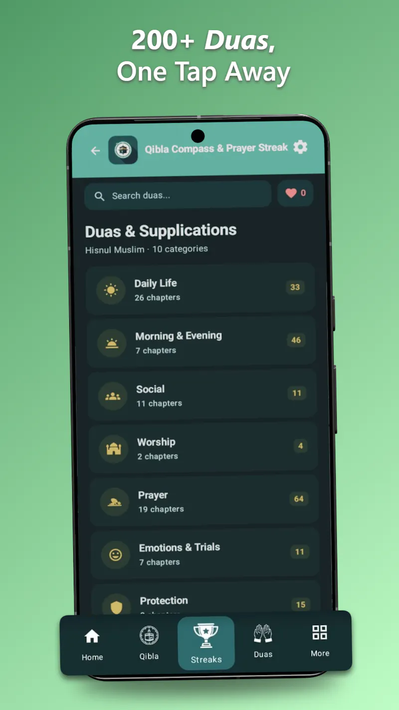 Qibla Compass & Prayer Streak screenshot 2