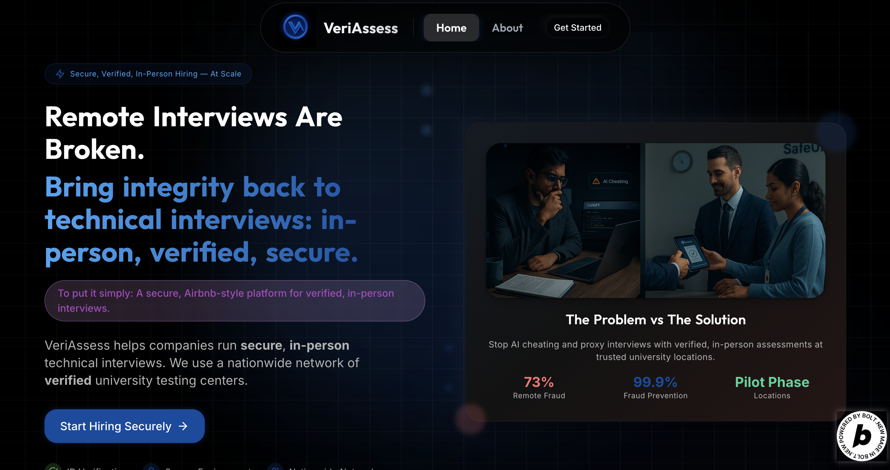 Veriassess - 인터뷰 사기를 종료하고 자신감을 가지고 채용을 시작하십시오 미디어 2