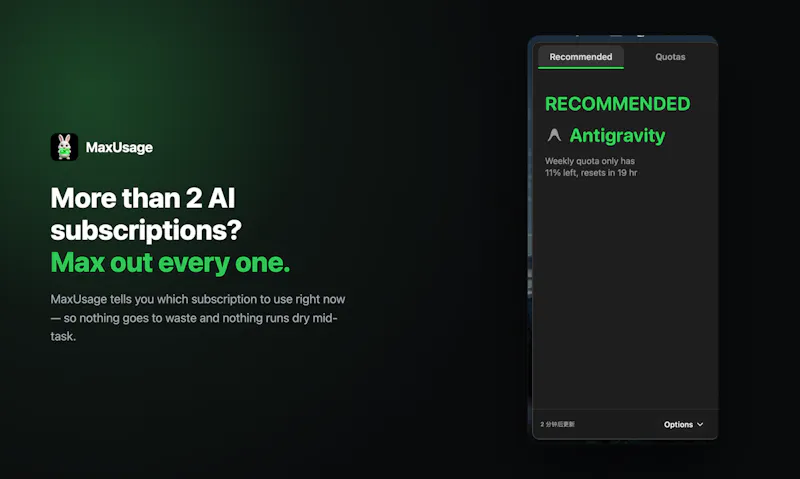 MaxUsage screenshot 2