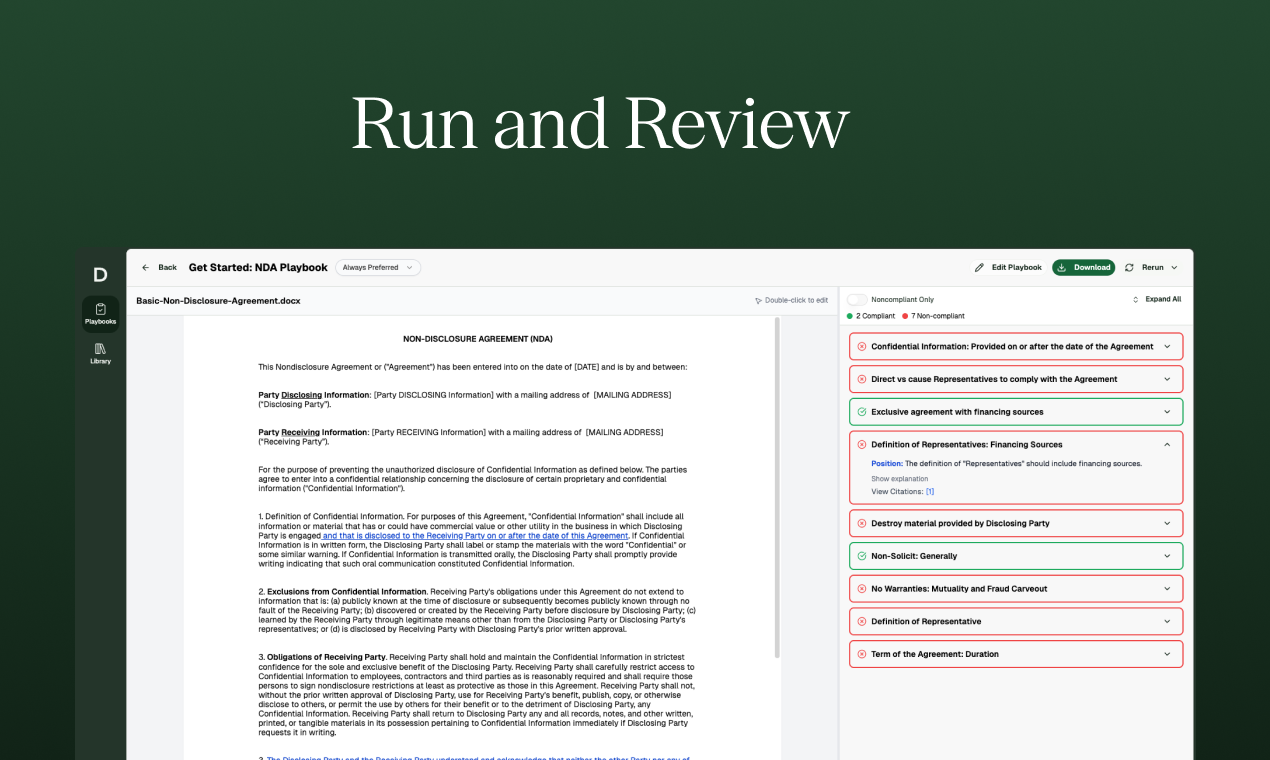 Draftwise Playbook Studio gallery image