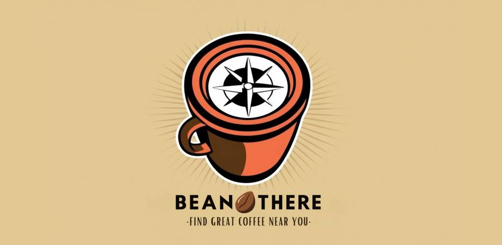 BeanThere - Product Hunt launch logo and brand identity
