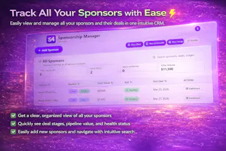 Sponsorship Manager gallery image