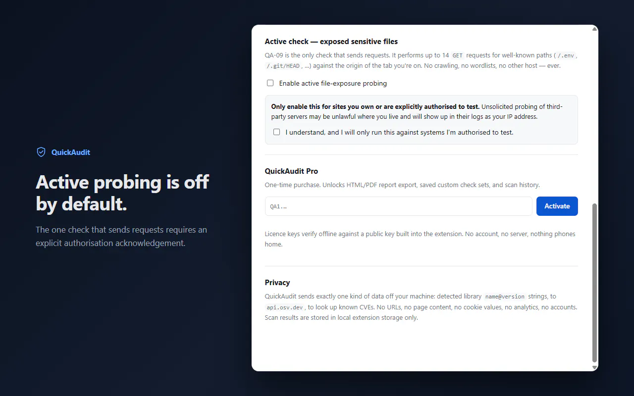 QuickAudit gallery image