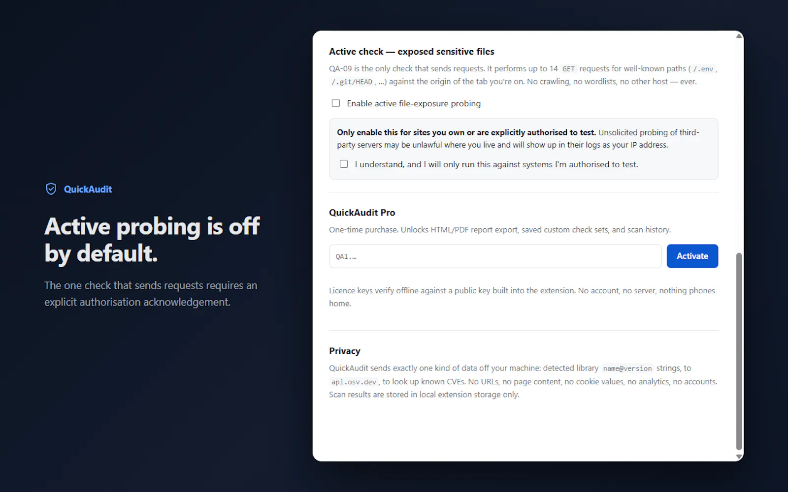 QuickAudit screenshot 5