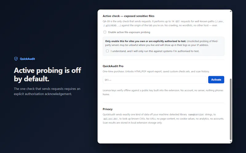 QuickAudit screenshot 5