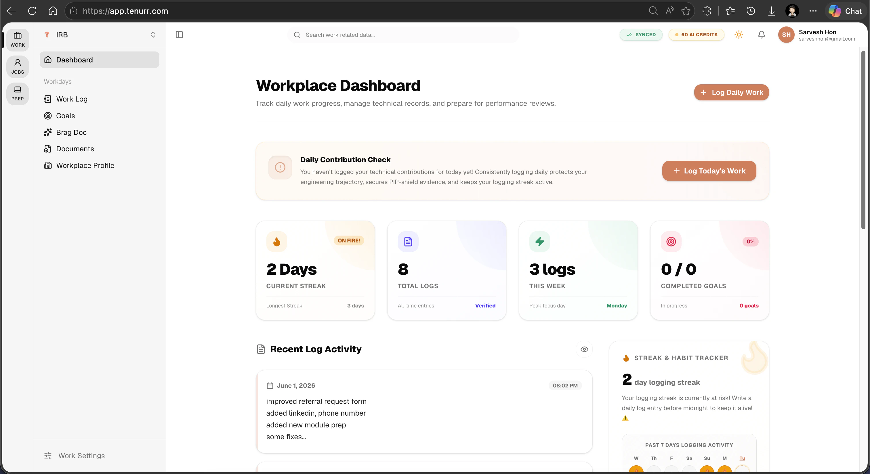 Tenurr screenshot 2