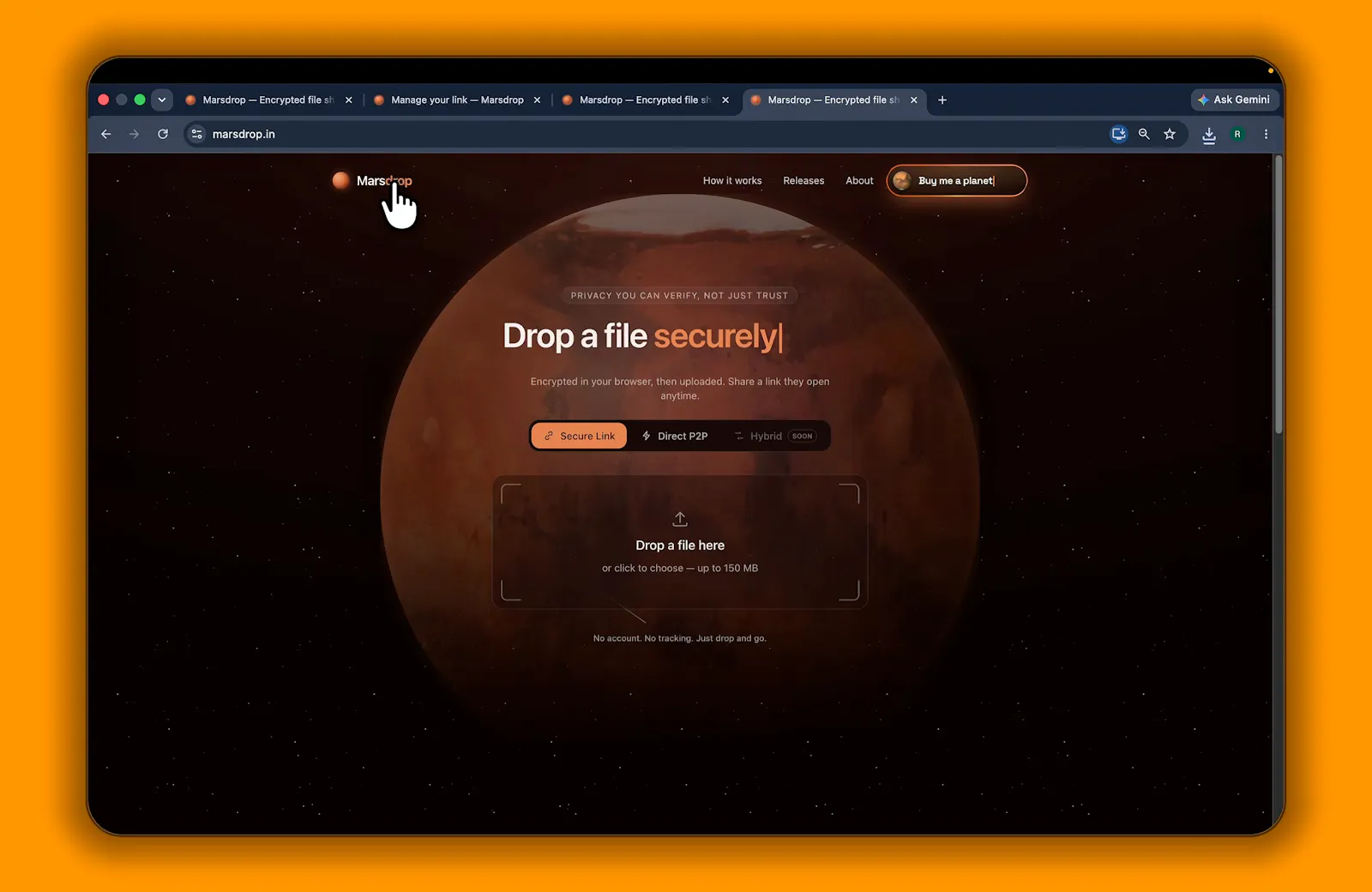 Marsdrop screenshot 2