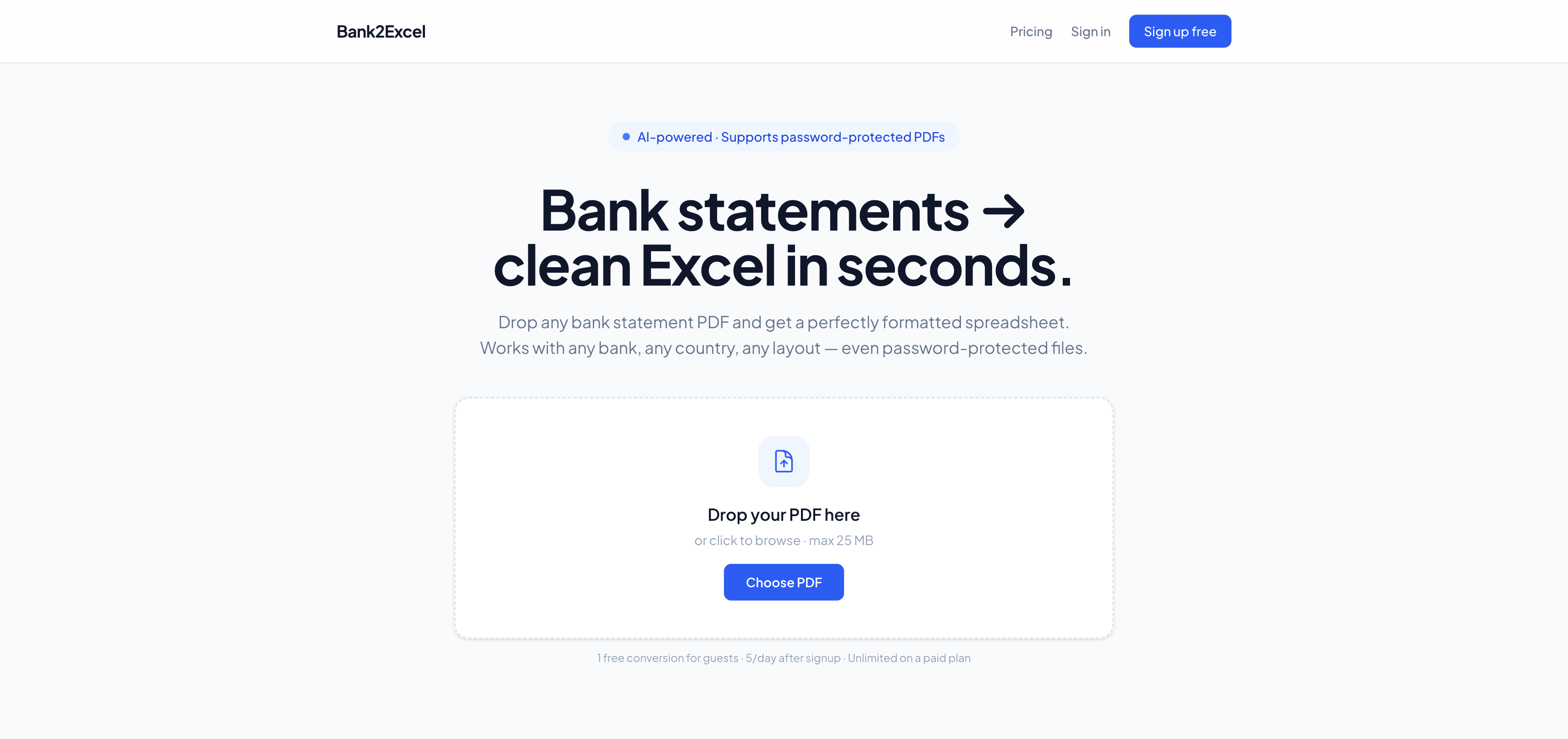Bank2Excel