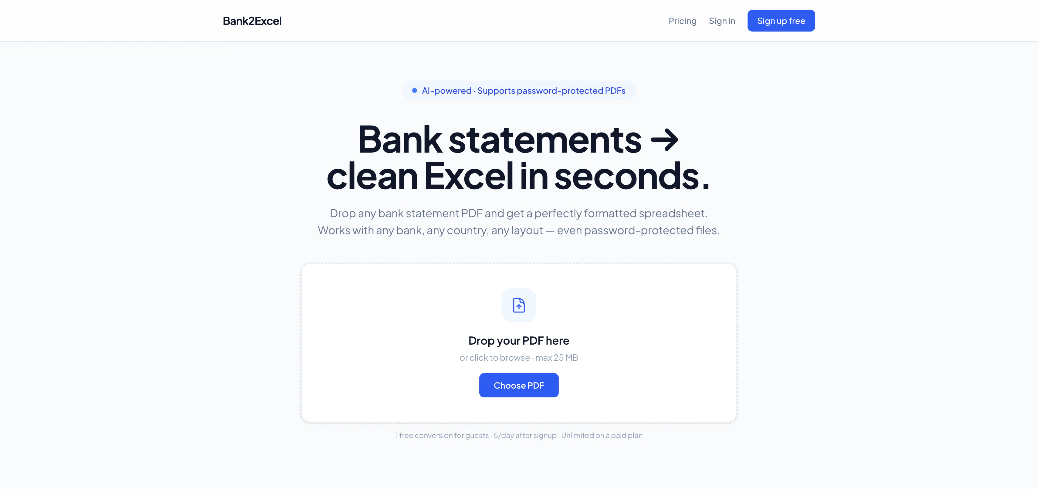 Bank2Excel