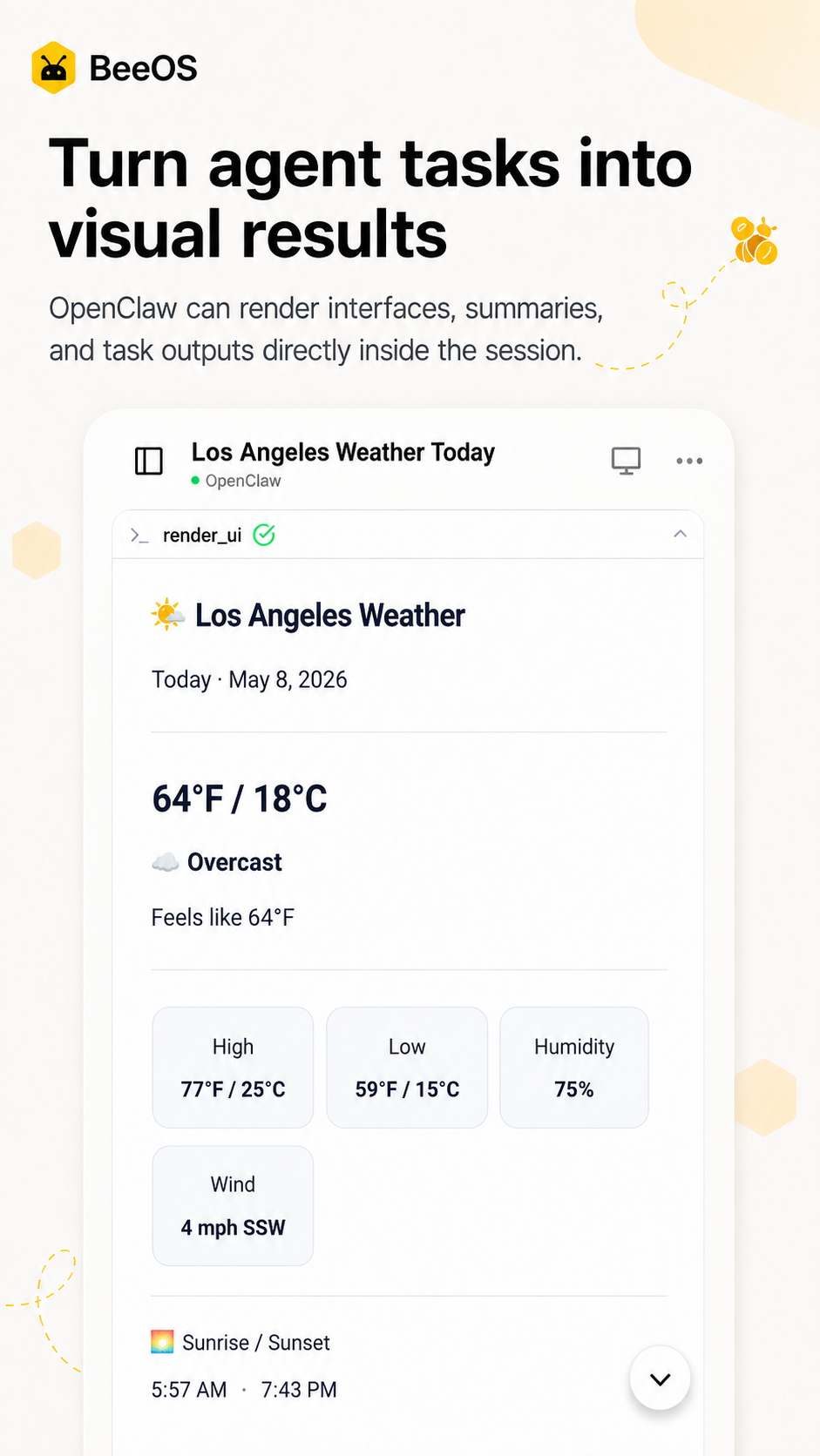 BeeOS -  AI Agent Runtime+ gallery image