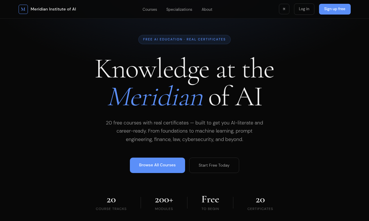 Meridian Institute of AI gallery image