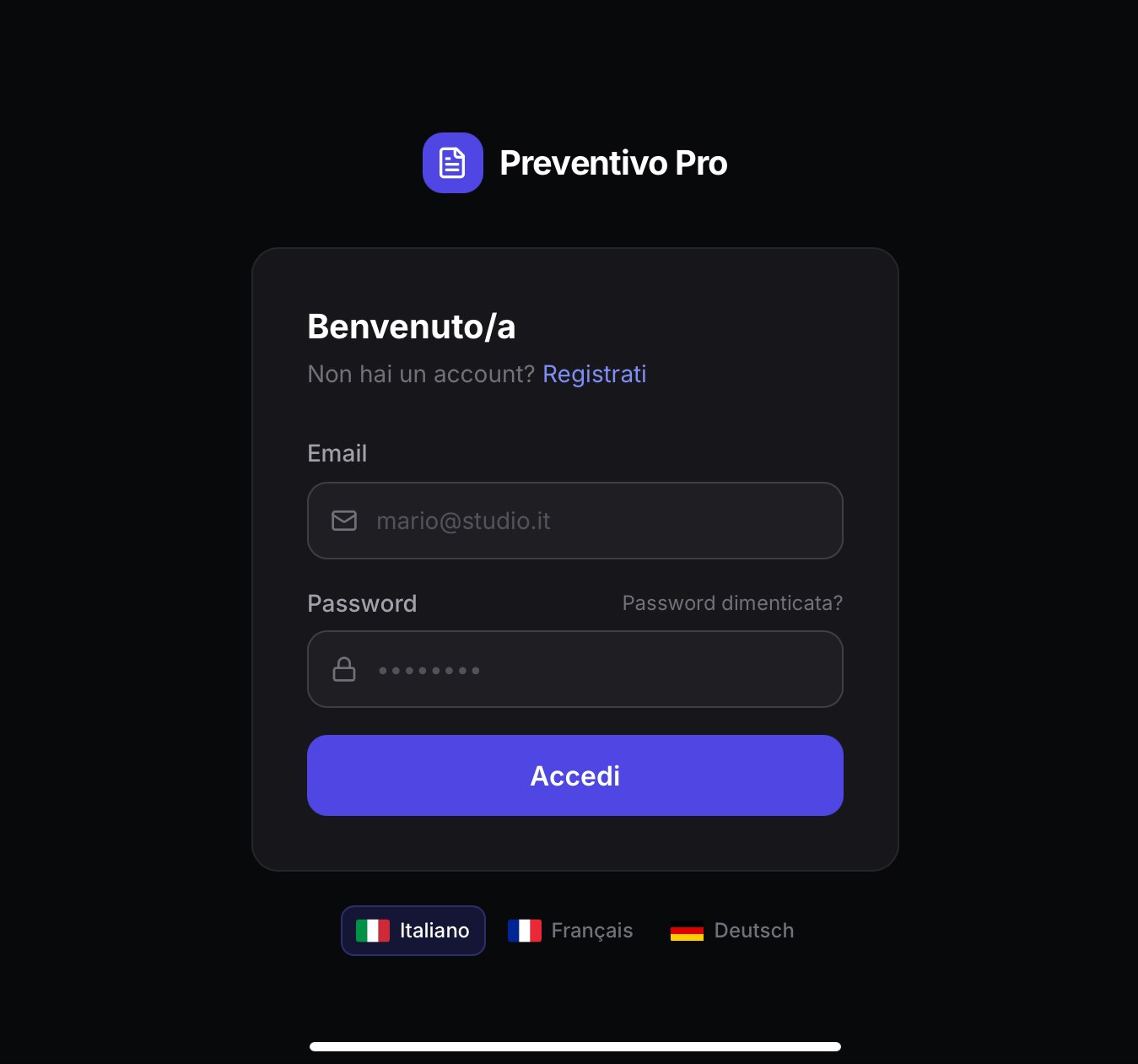 Preventivo Pro gallery image