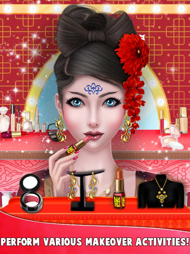 Chinese Girl Fashion Doll Dressup & Makeup Salon media 2