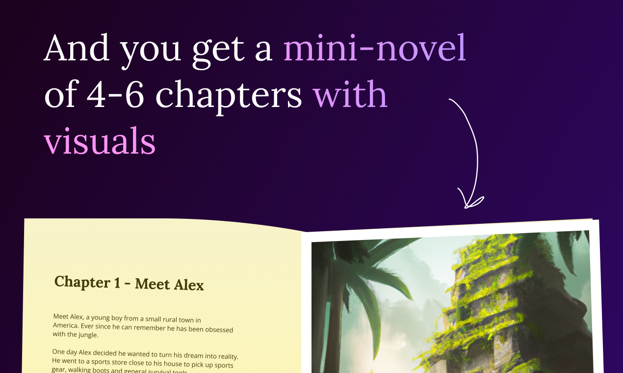 InstaNovel.AI - Eine einzelne Aufforderung, Ihre Mini-Novel mit Bildern zu erzeugen Medien 2