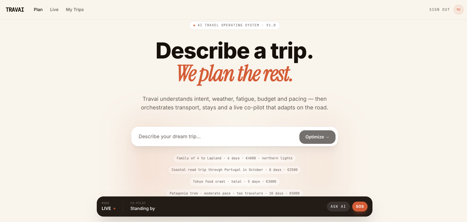 MyTravAI