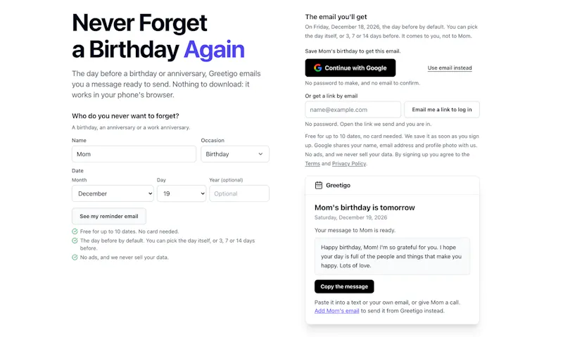 Greetigo screenshot 3