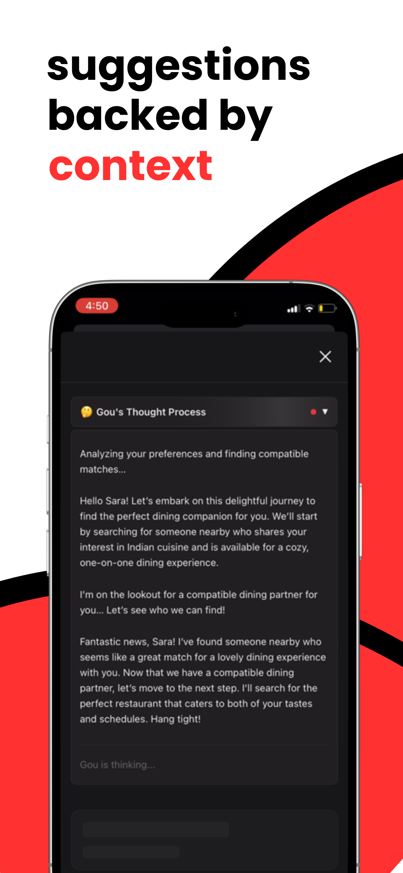 Grangou: Match Over Meals - Screenshot 3 showing product features and functionality