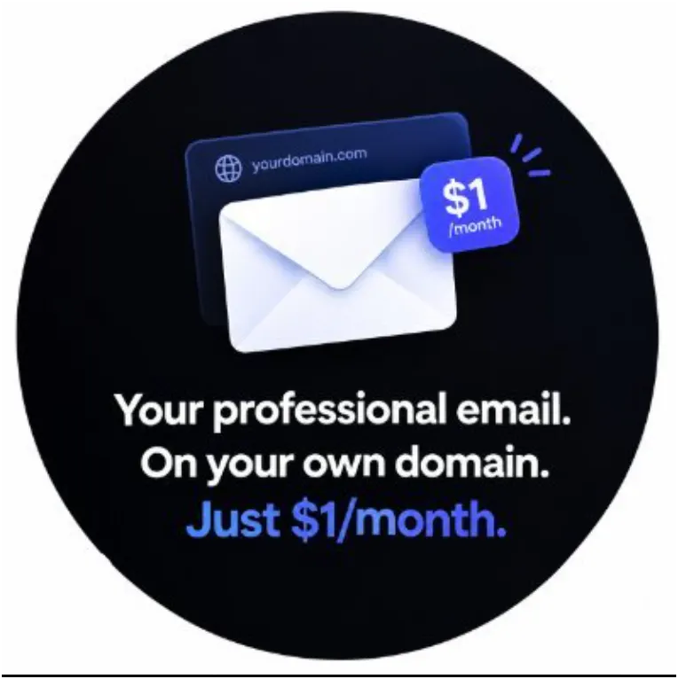 Professional email for $1/month