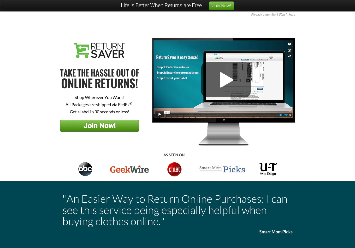 Return Saver
