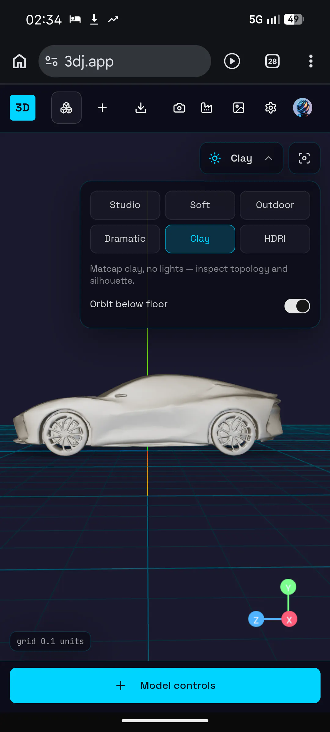 3DJ.app gallery image