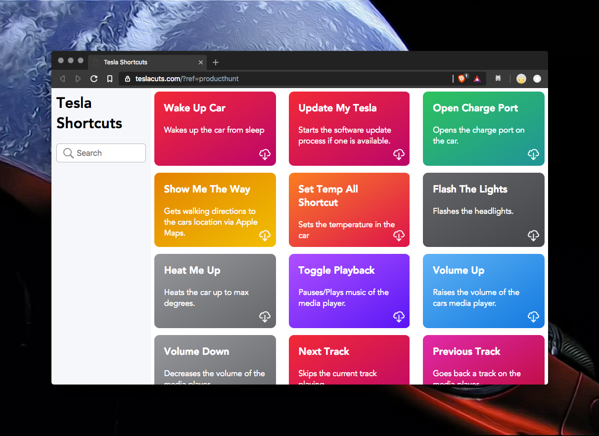 Tesla Shortcuts gallery image