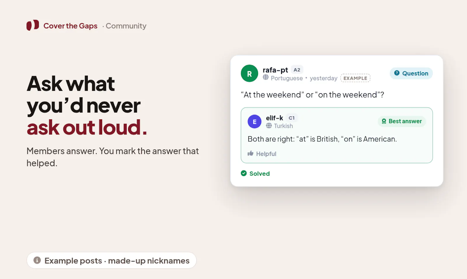 Cover the Gaps Community screenshot 6