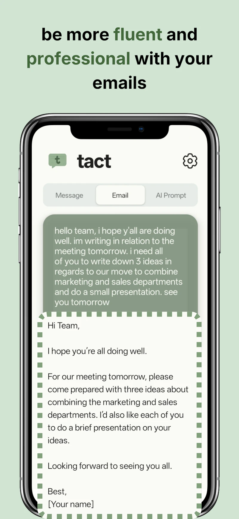 Tact screenshot 5