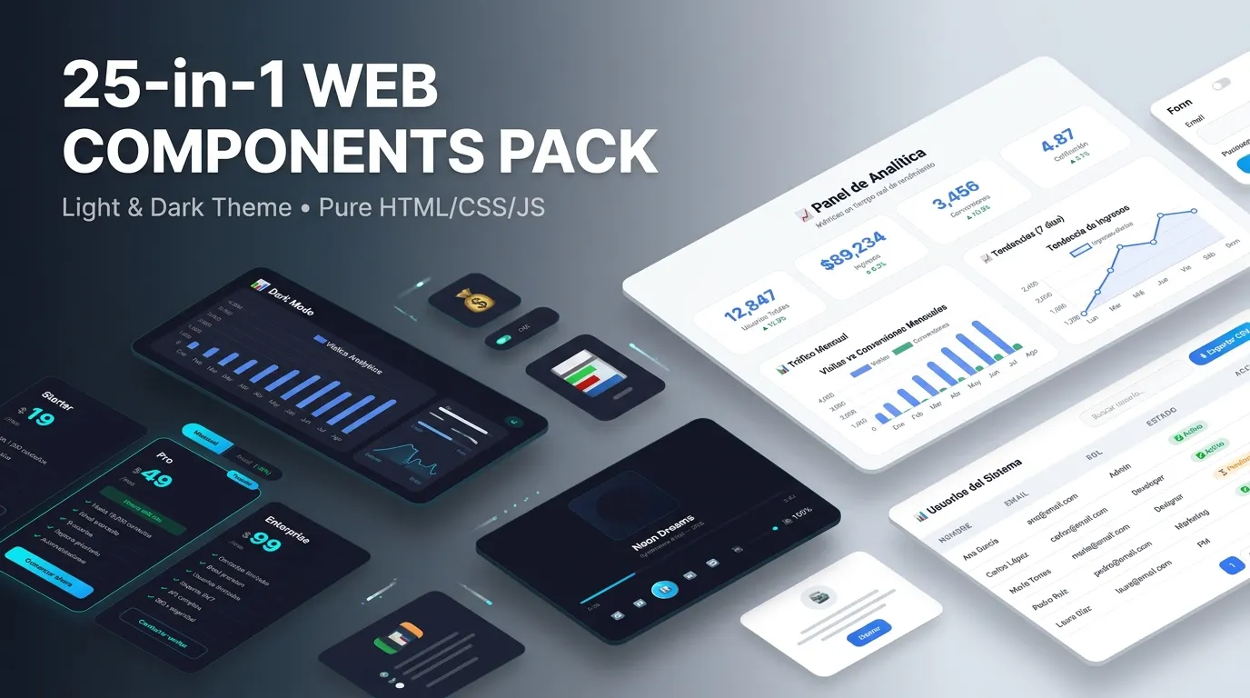 25-in-1 Web Components Pack gallery image
