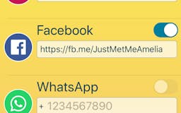 JustMetMe contact share by QR media 1
