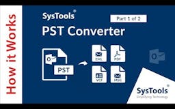 SysTools PST File Converter Software media 1
